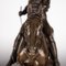 Artiste, Jockey et Cheval Sautant une Clôture, France, 1900, Bronze 26