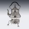 19th Century Victorian Silver Teniers Hot Water Kettle by J Figg, 1879 2