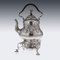 19th Century Victorian Silver Teniers Hot Water Kettle by J Figg, 1879, Image 2