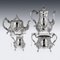 19th Century Victorian Silver Tea & Coffee Set, 1844, Set of 4, Image 3