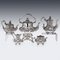 19th Century Victorian Silver Orientalist Tea & Coffee Set, 1843, Set of 5, Image 3