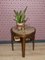 Coffee or Side Table with Marble Top and Dark Wood Shelf, Image 3