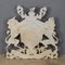20th Century British Royal Coat of Arms in Carved & Painted Wood, 1900s, Image 3