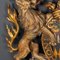 19th Century Duke of Northumberland Crest in Carved Wood & Painted Wood, 1800s 9