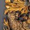 Duke of Northumberland Wappen, 19. Jh. aus geschnitztem und bemaltem Holz, 1800er 10