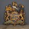 19th Century Duke of Northumberland Crest in Carved Wood & Painted Wood, 1800s 3