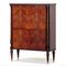 19th Century Buffet Bar or Bookcase Cabinet in Flame Mahogany 2