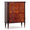 19th Century Buffet Bar or Bookcase Cabinet in Flame Mahogany, Image 1