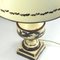 Lámpara de mesa Tole italiana, años 40, Imagen 4