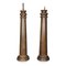 19th Century Indian Handcarved Architectural Columns, 1860s, Set of 2 1