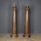 19th Century Indian Handcarved Architectural Columns, 1860s, Set of 2 3