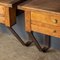 20th Century French Walnut Jewellery Makers Benches, 1920s, Set of 2 21