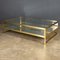 20th Century Brass & Glass Mirrored Vitrine Coffee Table from Maison Janson, 1970s, Image 2