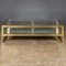 Brass & Glass Mirrored Vitrine Coffee Table from Maison Janson, 1970s, Image 6