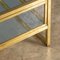 Brass & Glass Mirrored Vitrine Coffee Table from Maison Janson, 1970s, Image 13