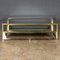Brass & Glass Mirrored Vitrine Coffee Table from Maison Janson, 1970s, Image 4