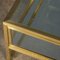 Brass & Glass Mirrored Vitrine Coffee Table from Maison Janson, 1970s, Image 9