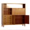 Walnut Bookcase Cabinet with Secretaire, 1960s, Image 3
