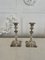 Antike versilberte viktorianische Kerzenständer, 1850er, 2er Set 1