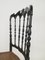 Chaises Chiavarine en Bois Noir et Paille, 1950s, Set de 2 11