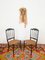 Chiavarine Chairs in Black Wood and Straw, 1950s, Set of 2, Image 4