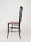 Chiavarine Stühle aus schwarzem Holz & Stroh, 1950er, 2er Set 15