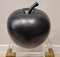 Apples in Black and White Ceramic, Italy, 1970s, Set of 2 8
