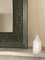 Mirror with Carved Green Wood Frame, France, 1980s 5