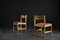 Scandinavian Modern Model 3241 Chairs in Oak and Cognac Leather by Børge Mogensen for Fredericia Stolefabrik, 1960s, Set of 2 7