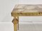 French Neo-Classical Coffee Table in Brass and Onyx, 1970s 4