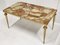 French Neo-Classical Coffee Table in Brass and Onyx, 1970s 7