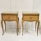 French Varnished Birch Bedside Tables in the style of René Prou, 1940s, Set of 2 1