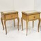 French Varnished Birch Bedside Tables in the style of René Prou, 1940s, Set of 2 12