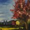 Französischer Künstler, Impressionistische Landschaft, 1960, Öl auf Leinwand, Gerahmt 2