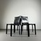 CAB 412 Chairs in Leather by Mario Bellini for Cassina, Italy, 1977, Set of 4, Image 3