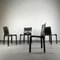 CAB 412 Chairs in Leather by Mario Bellini for Cassina, Italy, 1977, Set of 4 2