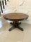 Large Victorian Figured Walnut Extending Dining Table, 1850s, Image 1