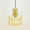 Large Amber Bubble Glass Pendant or Ceiling Light by Helena Tynell for Limburg, Germany, 1960s 1