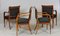 Biedermeier Upholstered Walnut Armchairs, Set of 4, Image 2