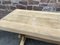 Large French Natural Wood Monastery Table, Image 2