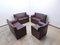 Lauriana 2-Seater Sofas in Leather by Tobia Scarpa for B&B Italia / C&B Italia, Set of 4 1