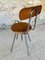 Taburete industrial de metal y madera con asiento giratorio ajustable, años 60, Imagen 23
