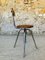 Industrial Metal and Wood Stool with Adjustable Swivel Seat, 1960s 12