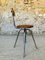 Industrial Metal and Wood Stool with Adjustable Swivel Seat, 1960s, Image 12