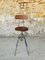 Industrial Metal and Wood Stool with Adjustable Swivel Seat, 1960s 25
