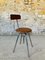 Industrial Metal and Wood Stool with Adjustable Swivel Seat, 1960s, Image 22