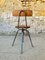 Industrial Metal and Wood Stool with Adjustable Swivel Seat, 1960s 8