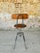 Industrial Metal and Wood Stool with Adjustable Swivel Seat, 1960s 27