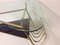 Tavolino da caffè triangolare in ottone e vetro di Gio Ponti, anni '50, Immagine 6