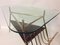 Triangular Brass and Glass Coffee Table by Gio Ponti, 1950s 5